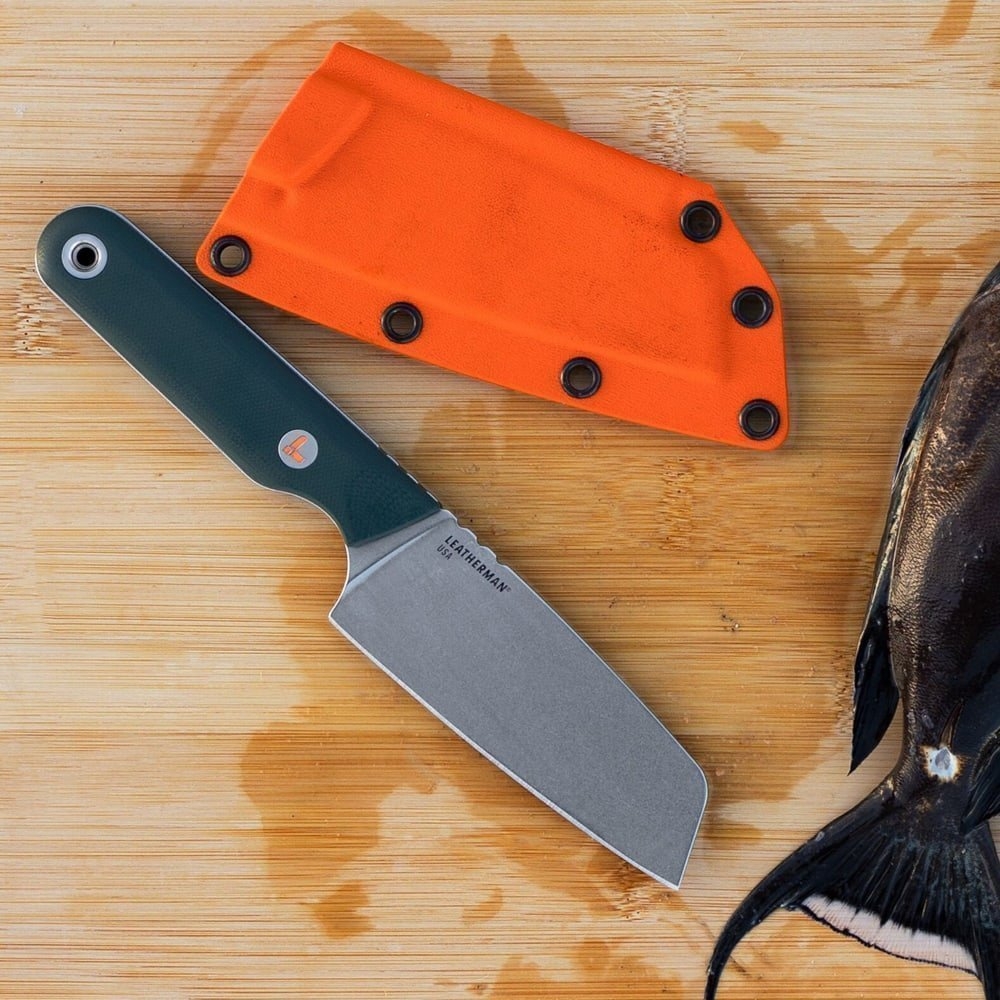 Leatherman Rustle Fixed Blade Knife Evergreen 10.2cm