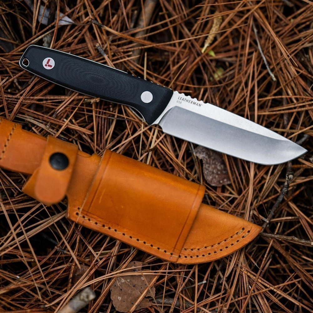 Leatherman Trac Fixed Blade Knife Jet Black 10.7cm