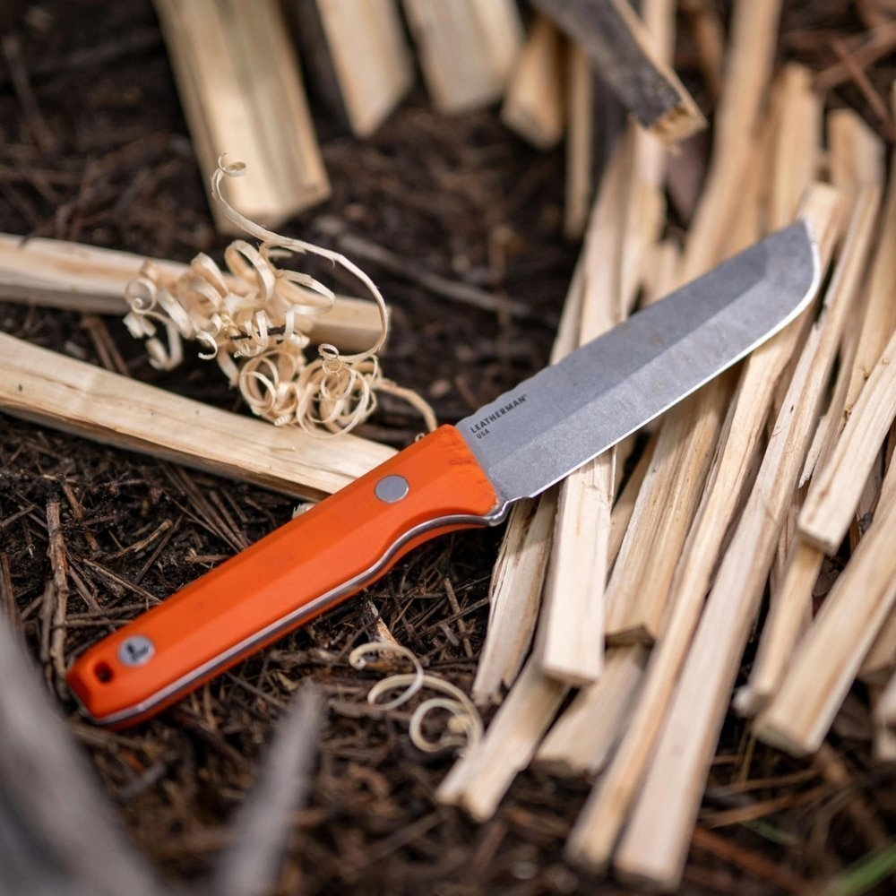 Leatherman Pioneer Fixed Blade Knife Orange 12.7cm