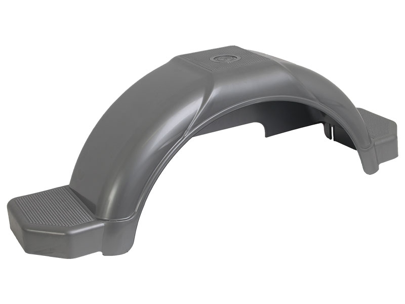 AL-KO Plastic Trailer Mudguard with Foot Step Single Axle 13in