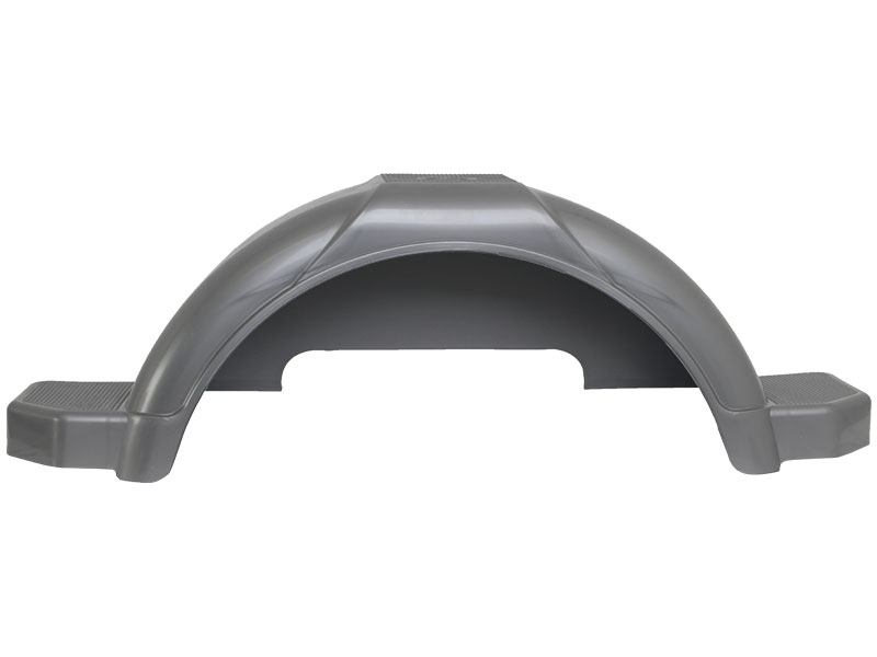 AL-KO Plastic Trailer Mudguard with Foot Step Single Axle 13in