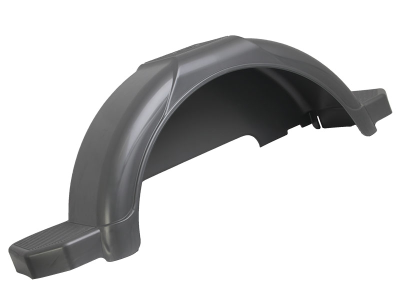 AL-KO Plastic Trailer Mudguard with Foot Step Single Axle 14in