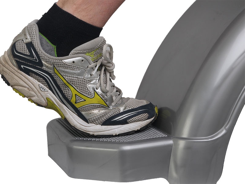 AL-KO Plastic Trailer Mudguard with Foot Step Single Axle 14in