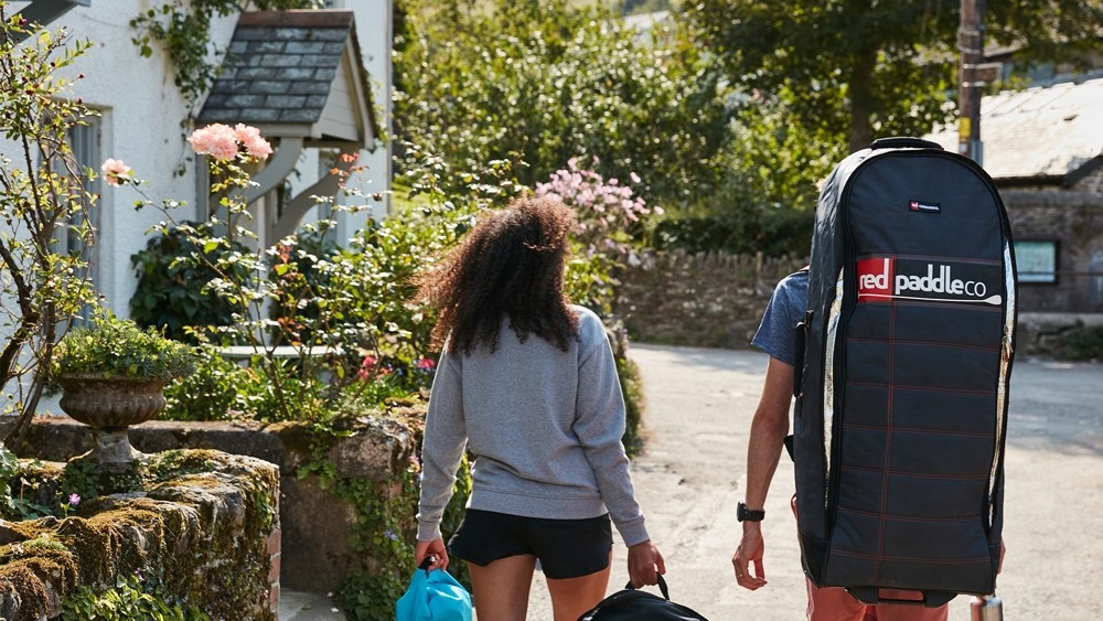 Red Paddle Co Sport Inflatable Stand Up Paddle Board with Hybrid Tough Paddle 11ft 3in