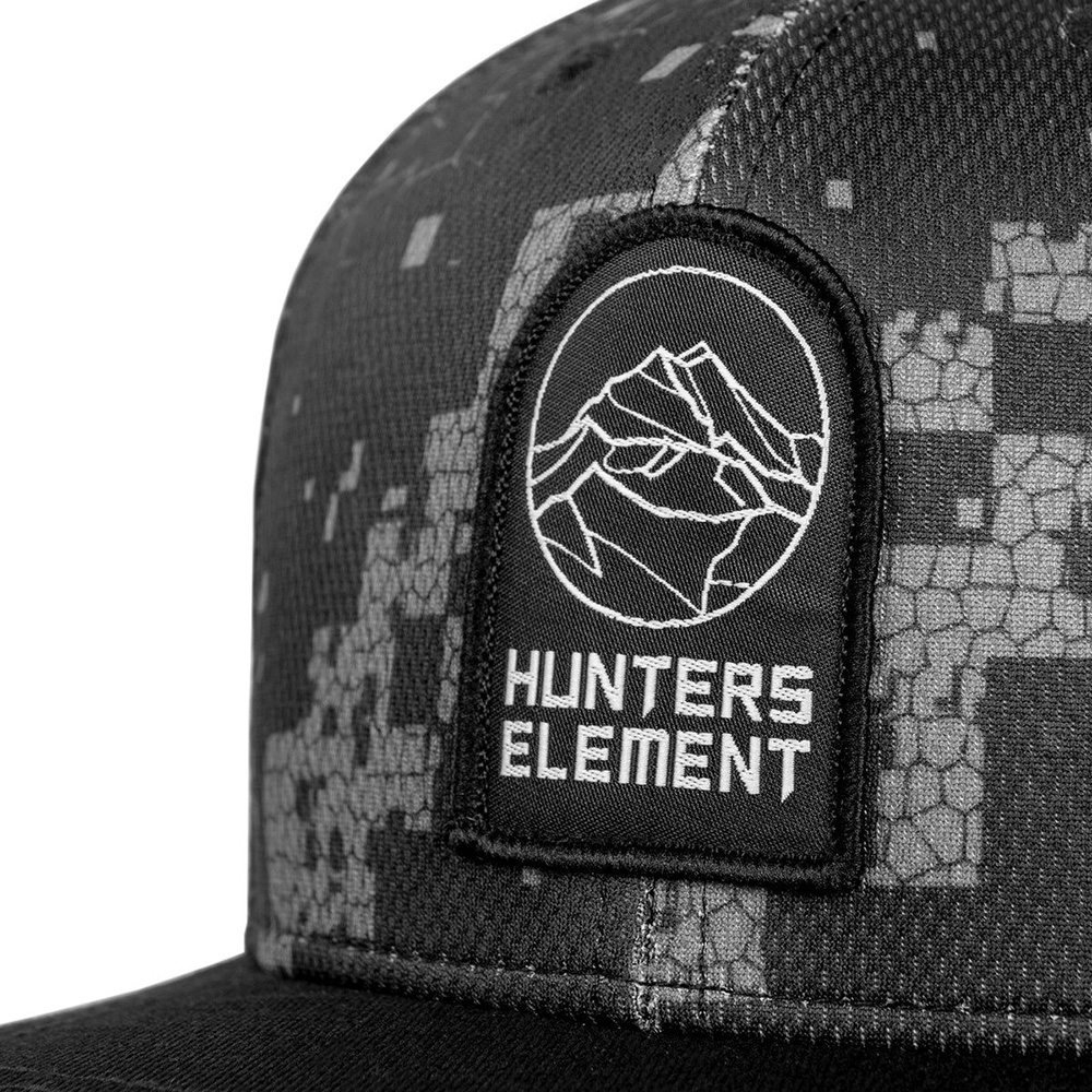 Hunters Element Alp Cap Flat Peak Desolve Black