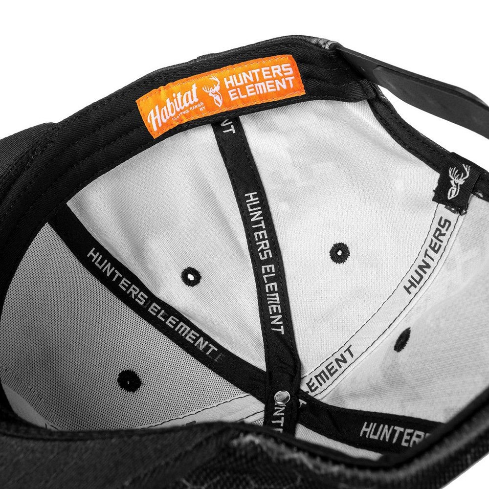 Hunters Element Alp Cap Flat Peak Desolve Black