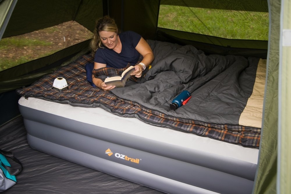 OZtrail DuoComfort Queen Airbed 12V/240V