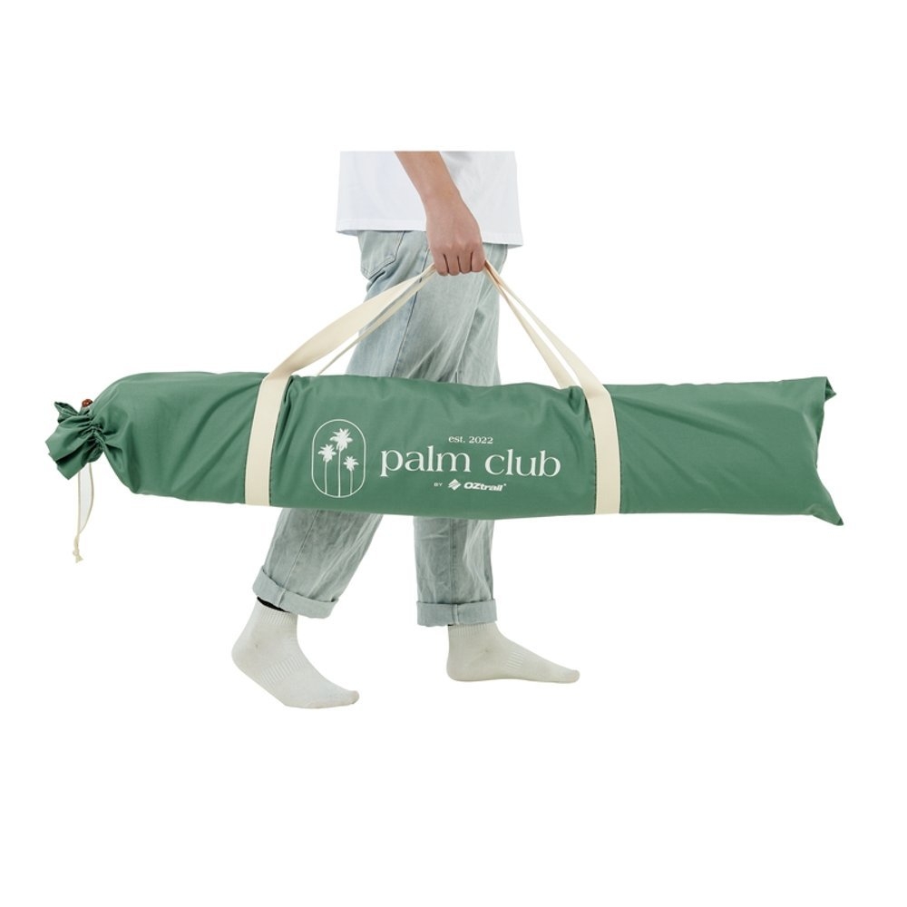 OZtrail Beach Umbrella 2m Palm Cove Green