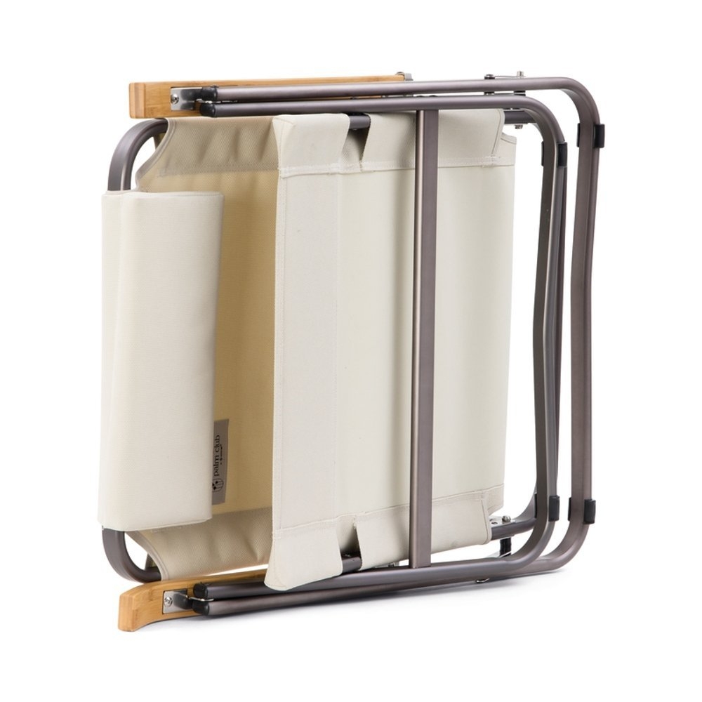 OZtrail High Back Folding Beach Chair White Sand