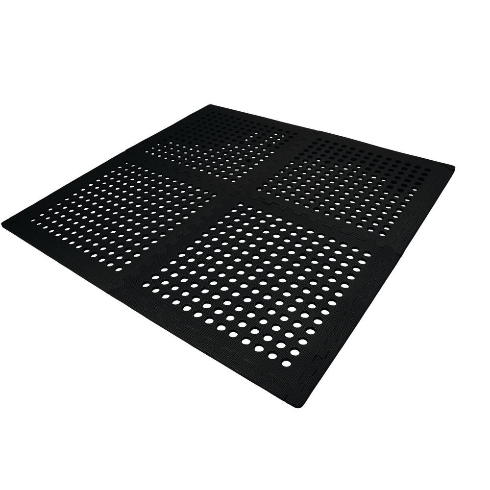 OZtrail Foam Floor Mat Black Qty 4