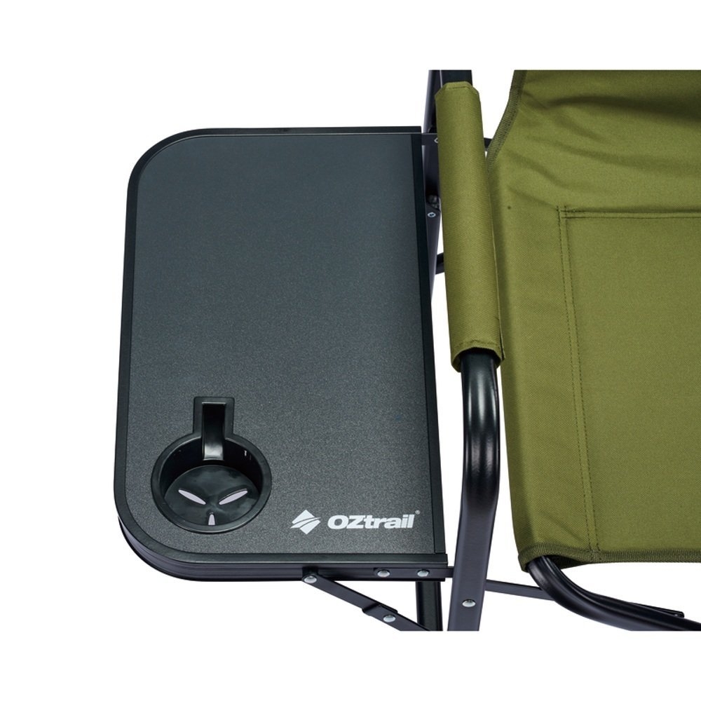 OZtrail Classic Directors Folding Camping Chair with Side Table - Damaged foot