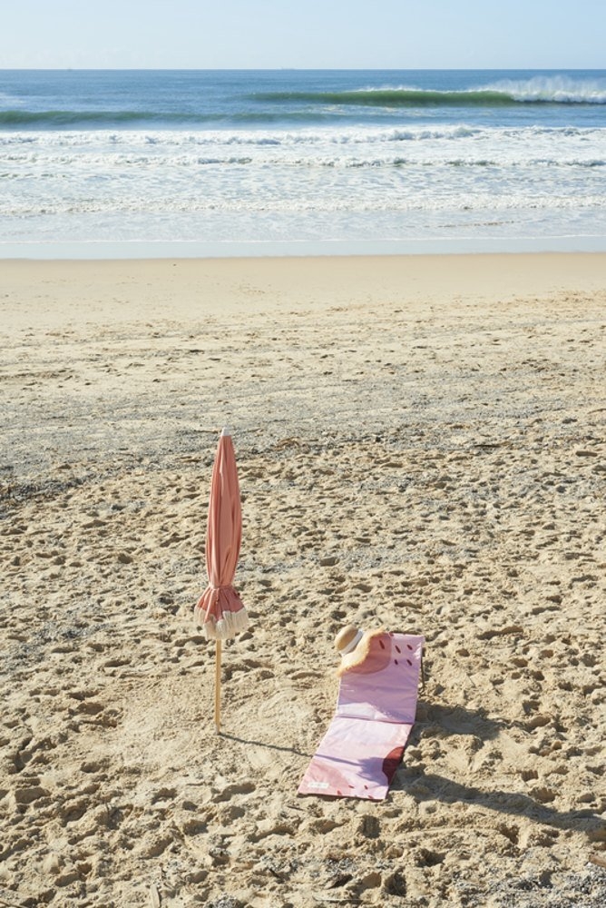 OZtrail Beach Umbrella 2m Cable Beach Pink