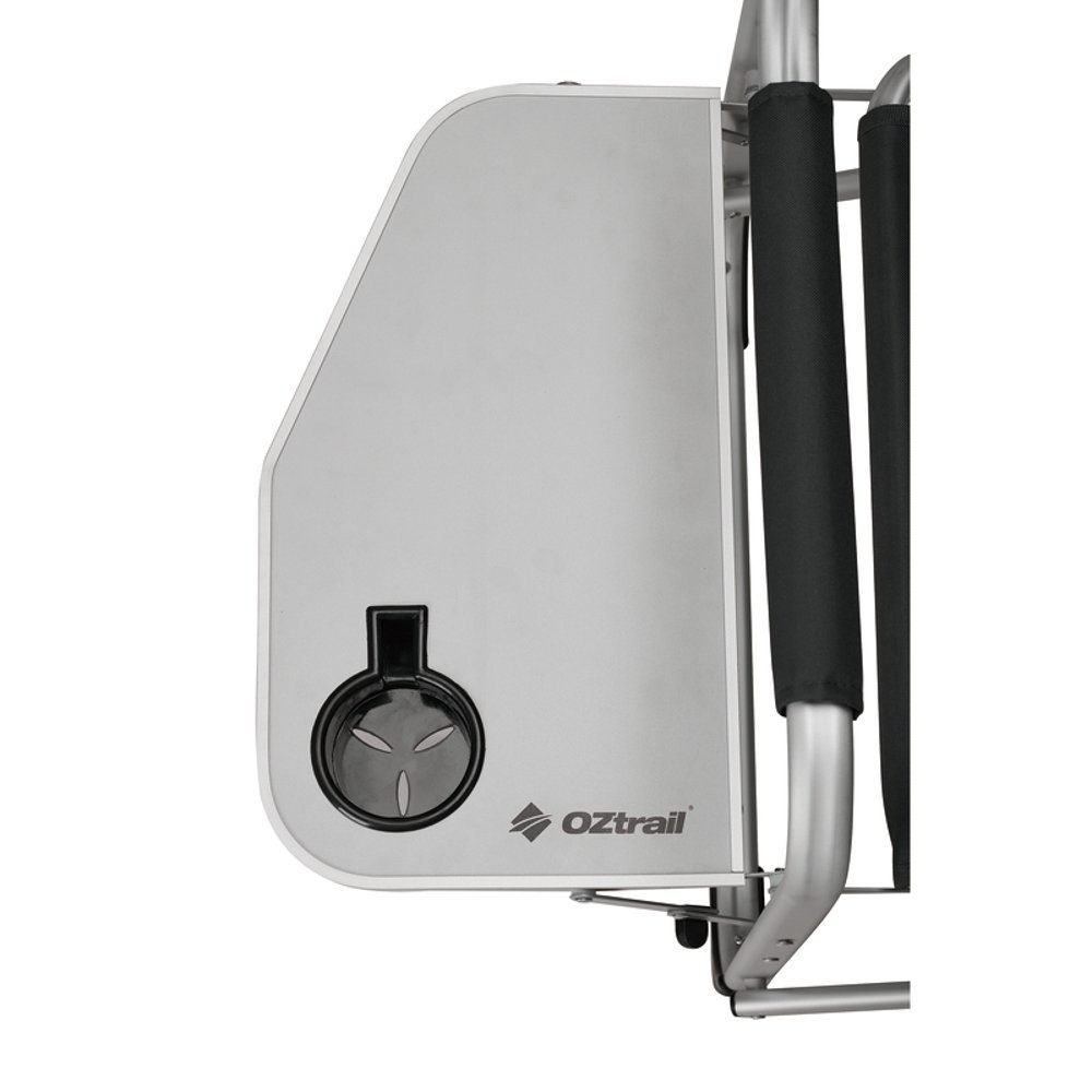 OZtrail Studio Directors Folding Camping Chair with Side Table