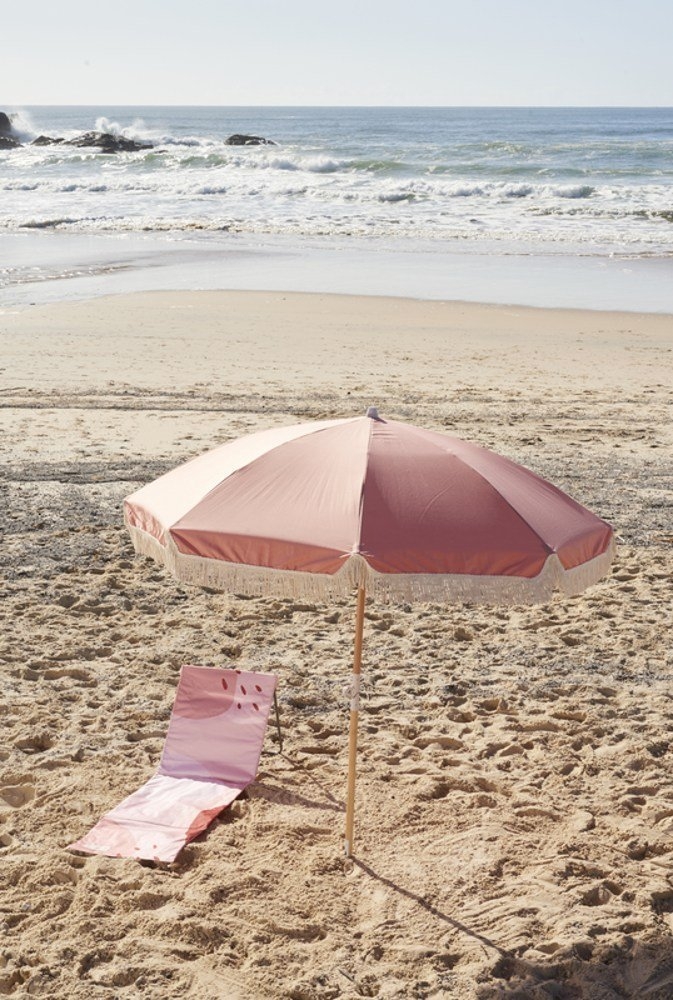 OZtrail Beach Umbrella 2m Cable Beach Pink