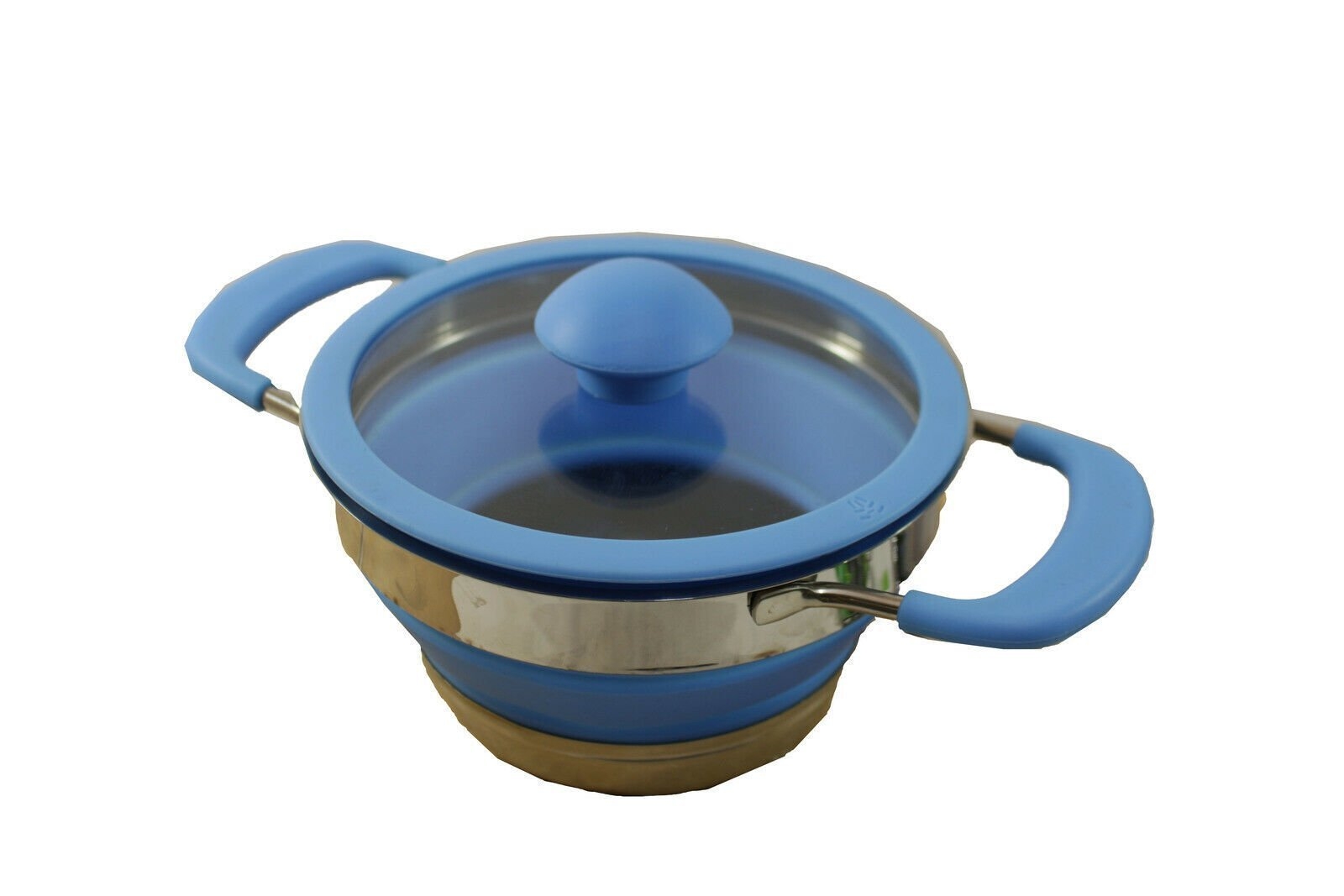 Non-Stick Collapsible Silicone Cooking Pot Small 1.5L