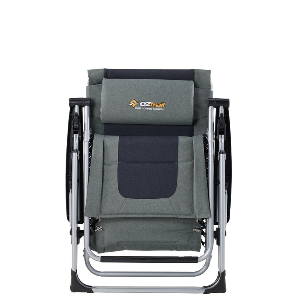 OZtrail Ultralite Sun Lounge Folding Recliner Chair