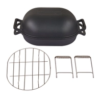Campfire Combo Cast Iron Camp Oven 4L Thumbnail Campfire Combo Cast Iron Camp Oven 4L