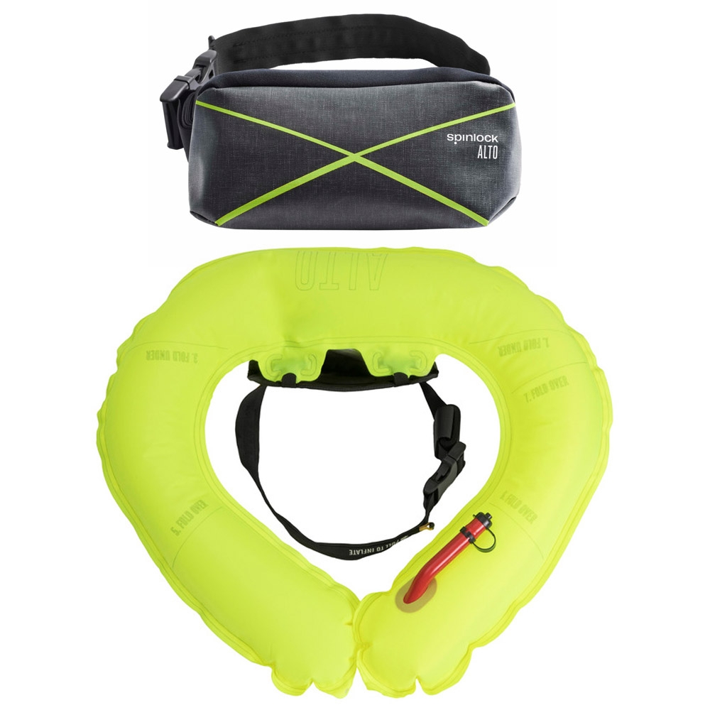 Spinlock ALTO Manual Inflatable Waistbelt PFD 75N Grey/Yellow