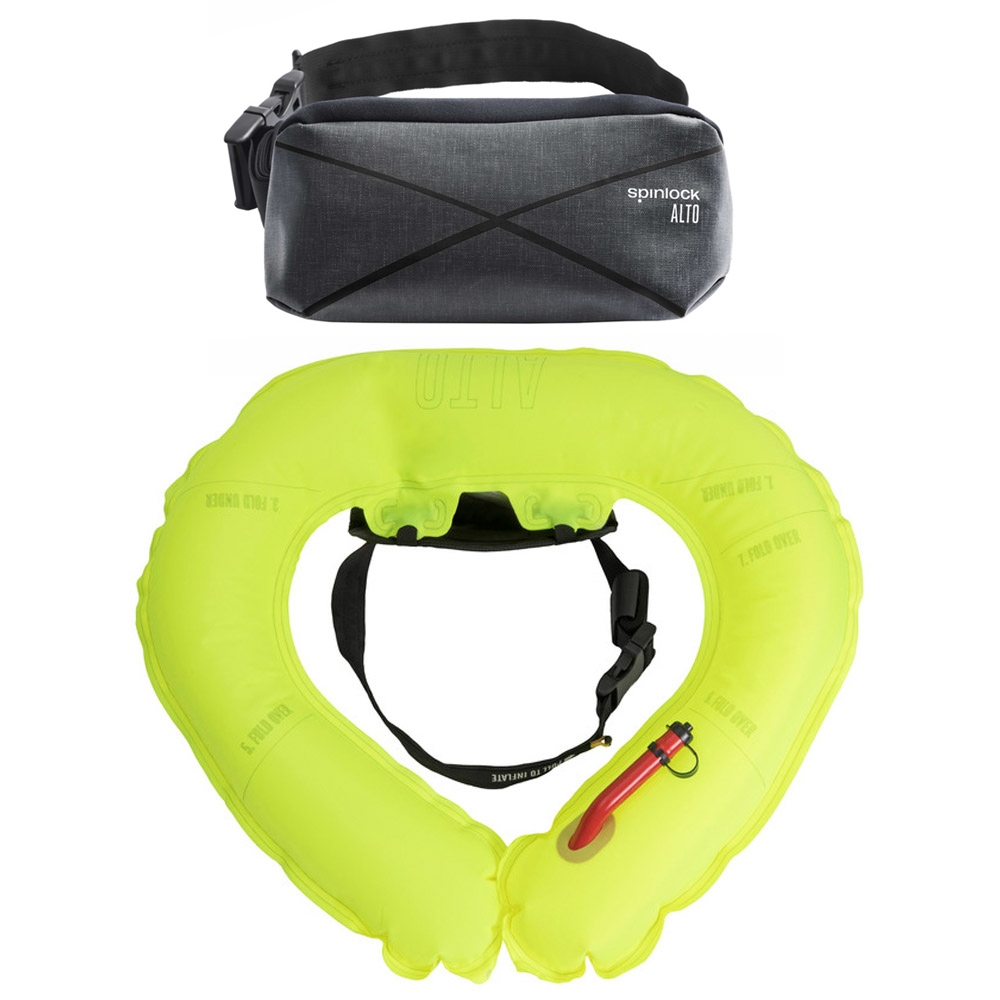 Spinlock ALTO Manual Inflatable Waistbelt PFD 75N Black