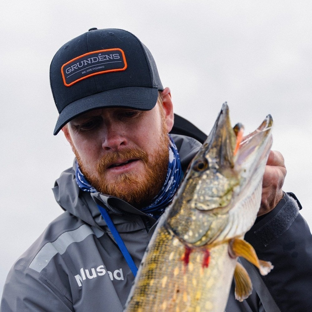 Grundens We Are Fishing Trucker Cap