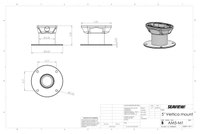 Seaview AM5M1 Vertical Modular Satellite TV and Communication Mount 12cm Thumbnail Seaview AM5M1 Vertical Modular Satellite TV and Communication Mount 12cm