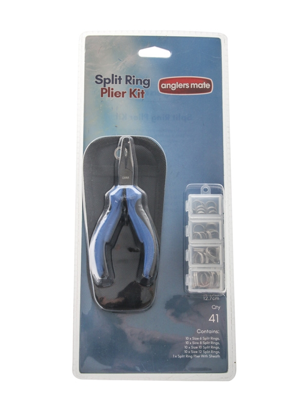 Anglers Mate 41-Piece Split Ring Pliers Kit