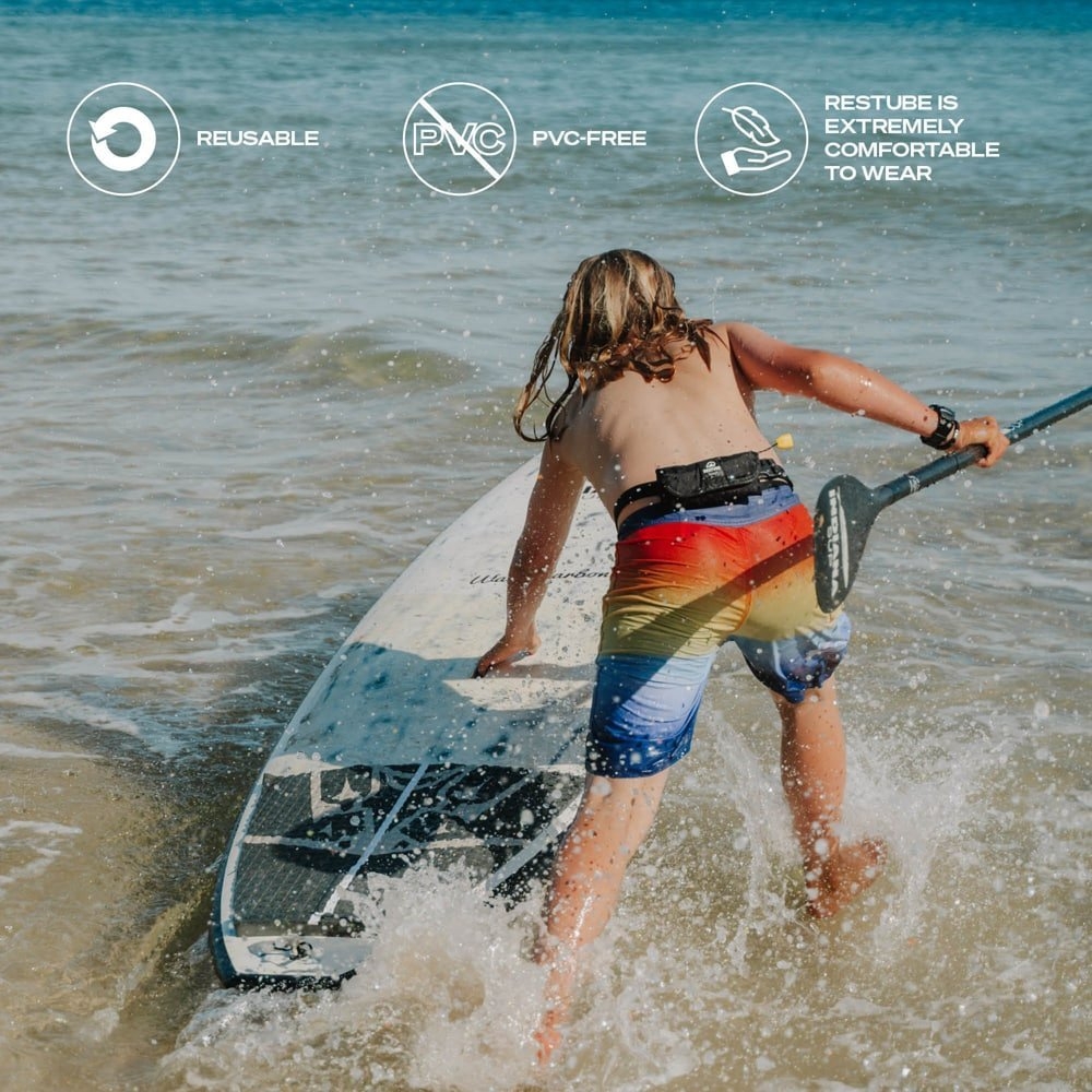 Restube Beach Inflatable Waistbelt Safety Buoy 50N Marine Blue