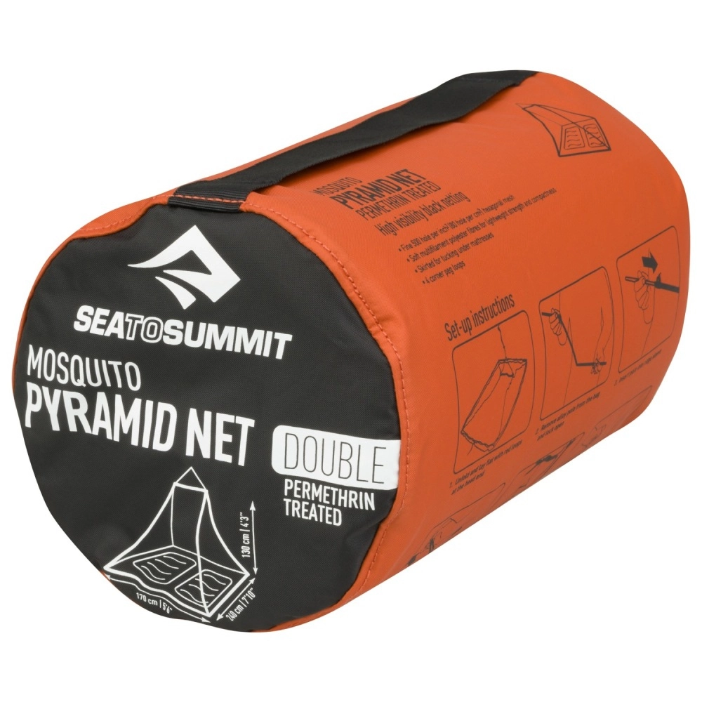 Sea to Summit Pyramid Mosquito Net with Insect Shield Treatment Double