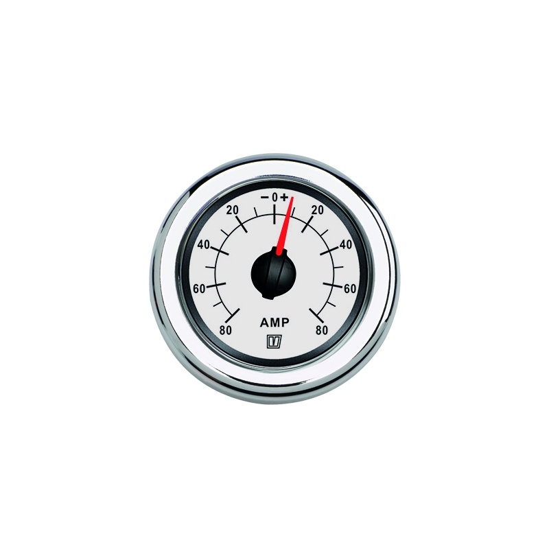 VETUS Ampmeter Gauge 50amp White