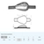 Tecnoseal Zinc Anode Weld-on Tear Drop 1kg