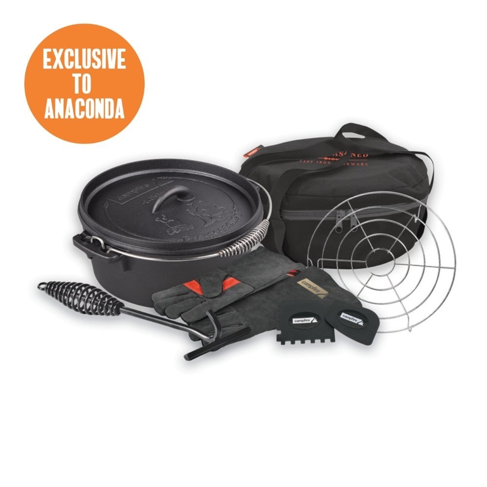 Campfire 6-Piece Camp Oven Set 4.5 Quart