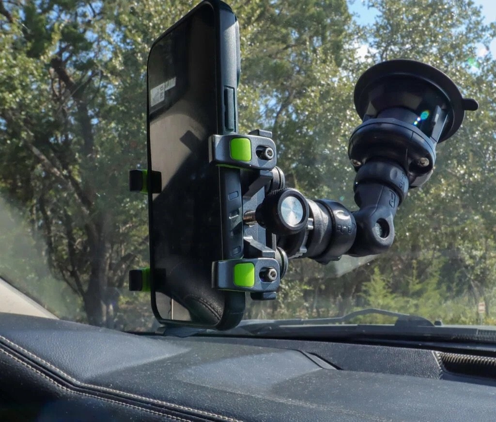 RAILBLAZA Anchorpoint Aluminium Phone Holder