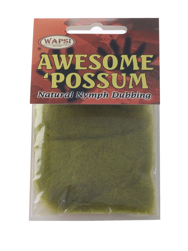 Wapsi Awesome Possum Dubbing Light Olive