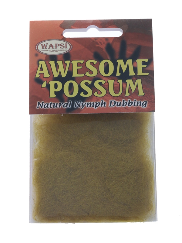 Wapsi Awesome Possum Dubbing Gold Olive