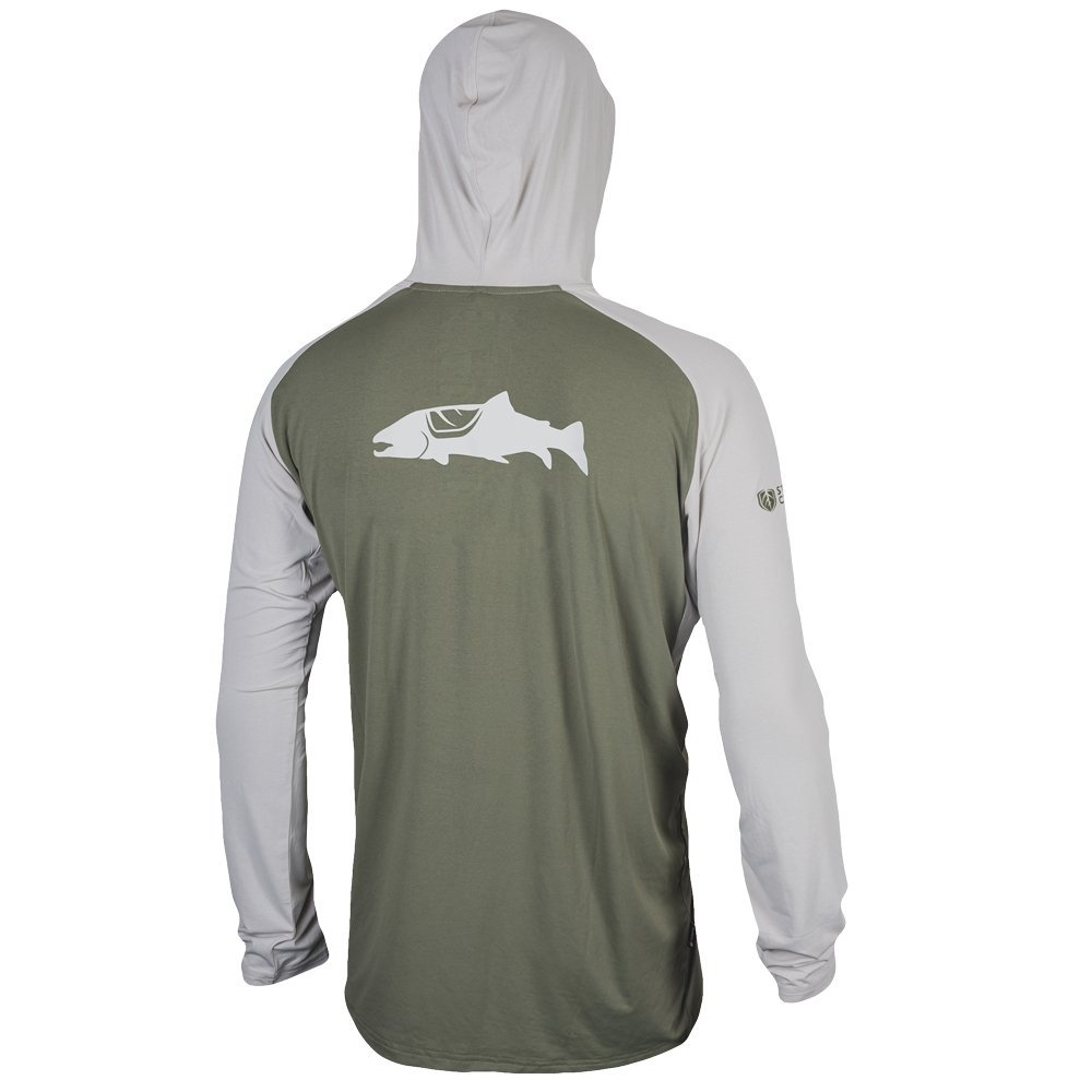 Stoney Creek Apex Cooling Mens Hoodie Brown Trout