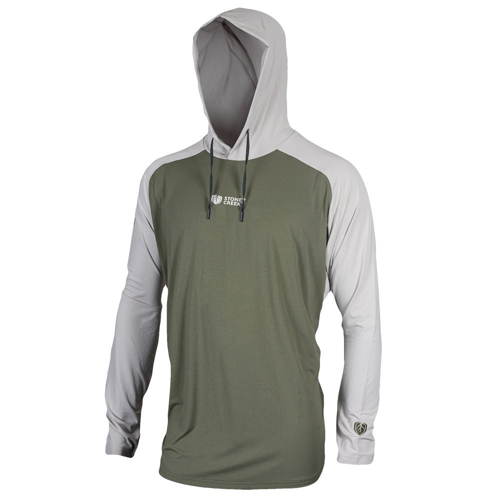 Stoney Creek Apex Cooling Mens Hoodie Brown Trout