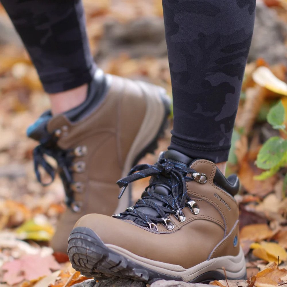 Northside Apex Lite Womens Mid Hiking Boots Brown/Teal US7