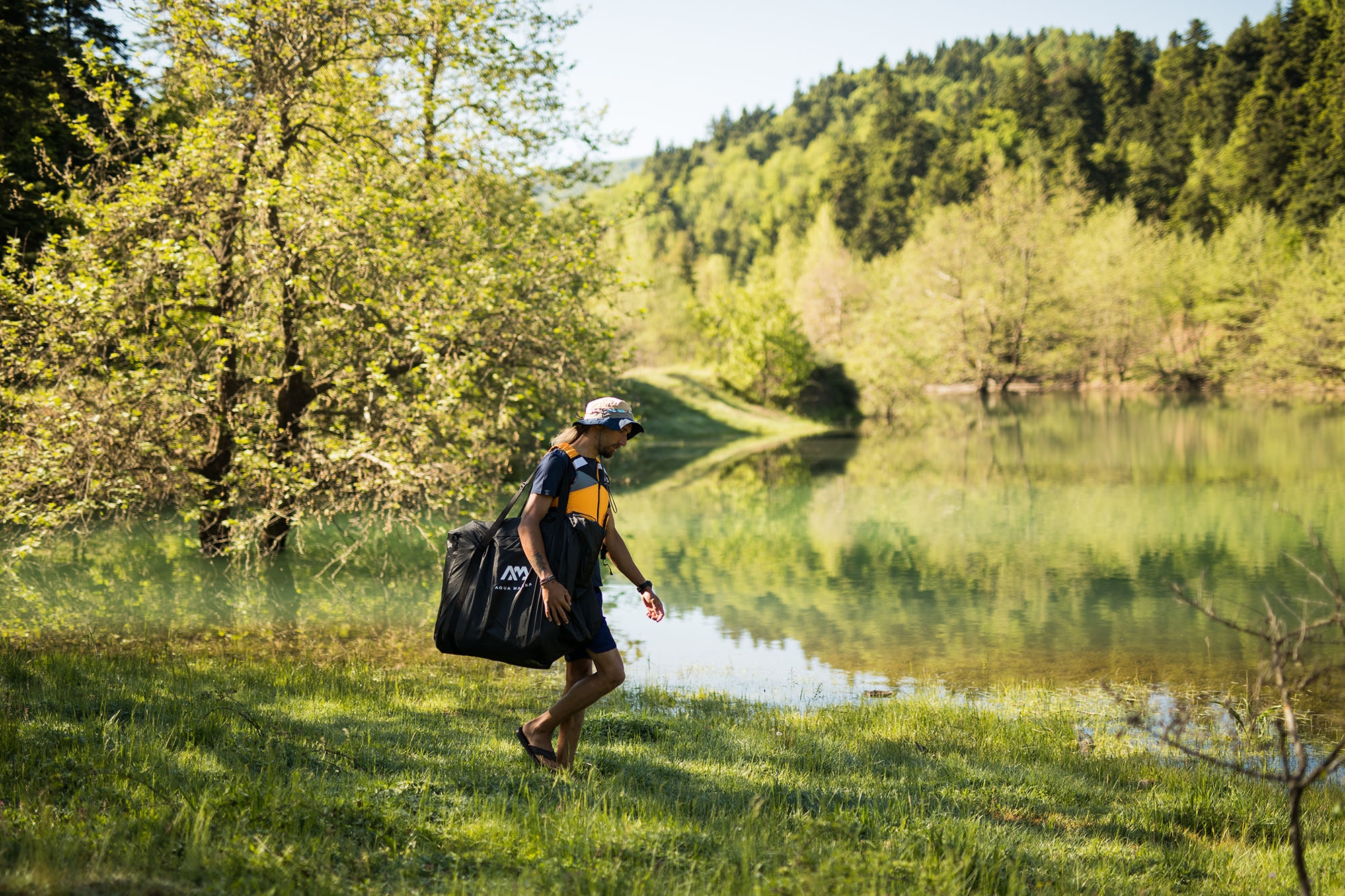 Aqua Marina Betta Leisure Solo Inflatable Kayak with Paddle 10ft 3in