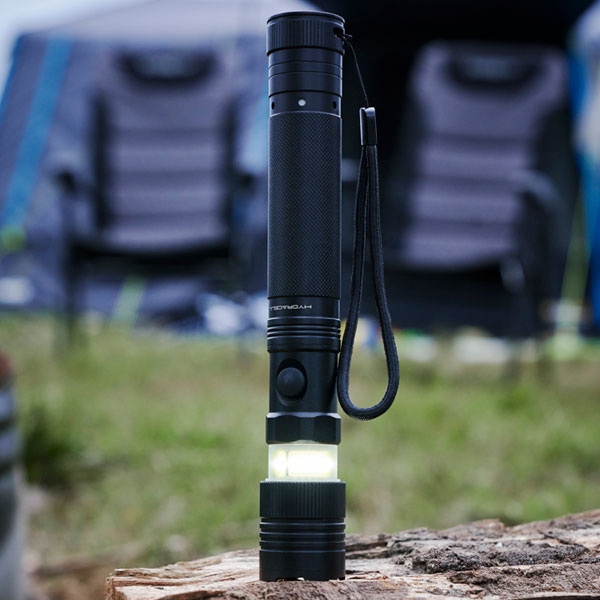 HYDRACELL Aqua Tac Aluminium LED Torch/Lantern 200 Lumens