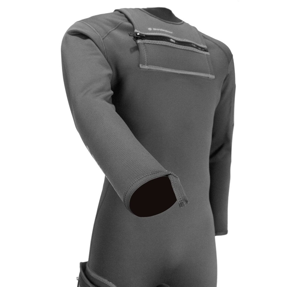 Sharkskin T2 Chillproof Mens Suit Chest Zip Titanium