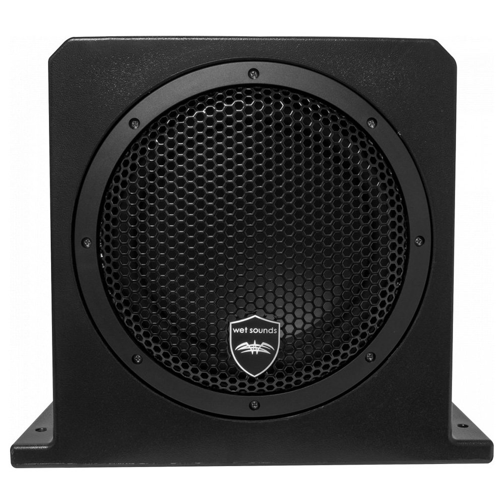 Wet Sounds Stealth AS-10 Marine Subwoofer with Built-In Amplifier 10in