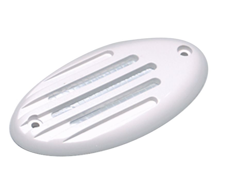Marinco White ASA Screw-In Grill for Drop-In Hidden Horns 11079 and 11098