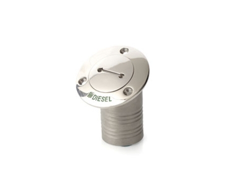 Sea-Dog Stainless Steel Angled Deck Fill Diesel 50mm