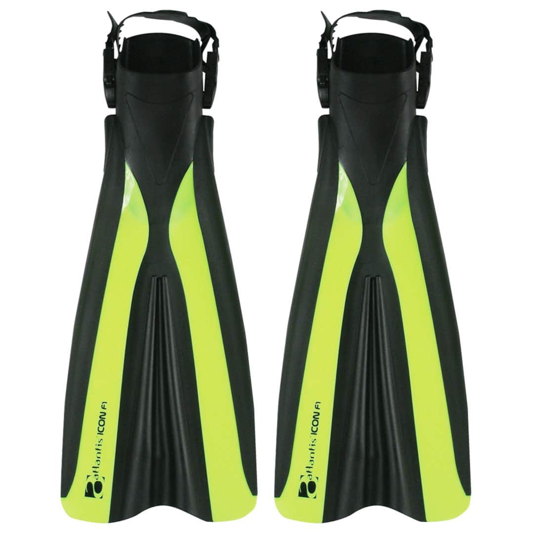 Atlantis Icon F1 Dive Fins S/M Yellow