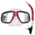 Atlantis Spree MS41 Mask and Flex Snorkel Adult Set Red