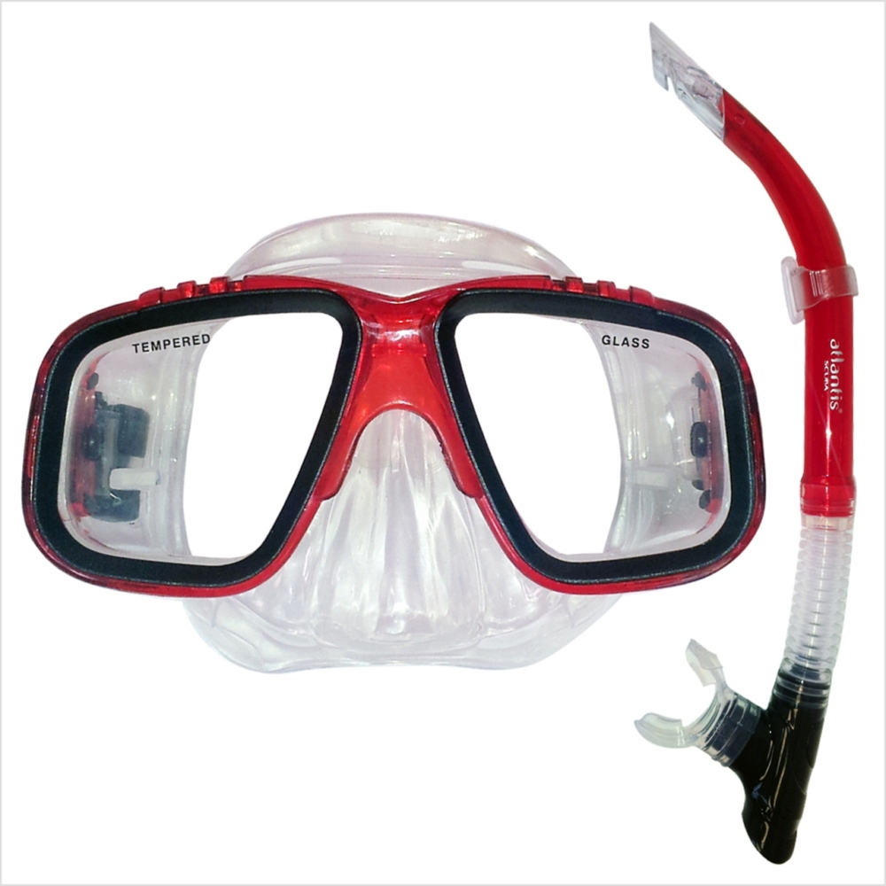 Atlantis Spree MS42 Mask and Snorkel Youth Set Yellow