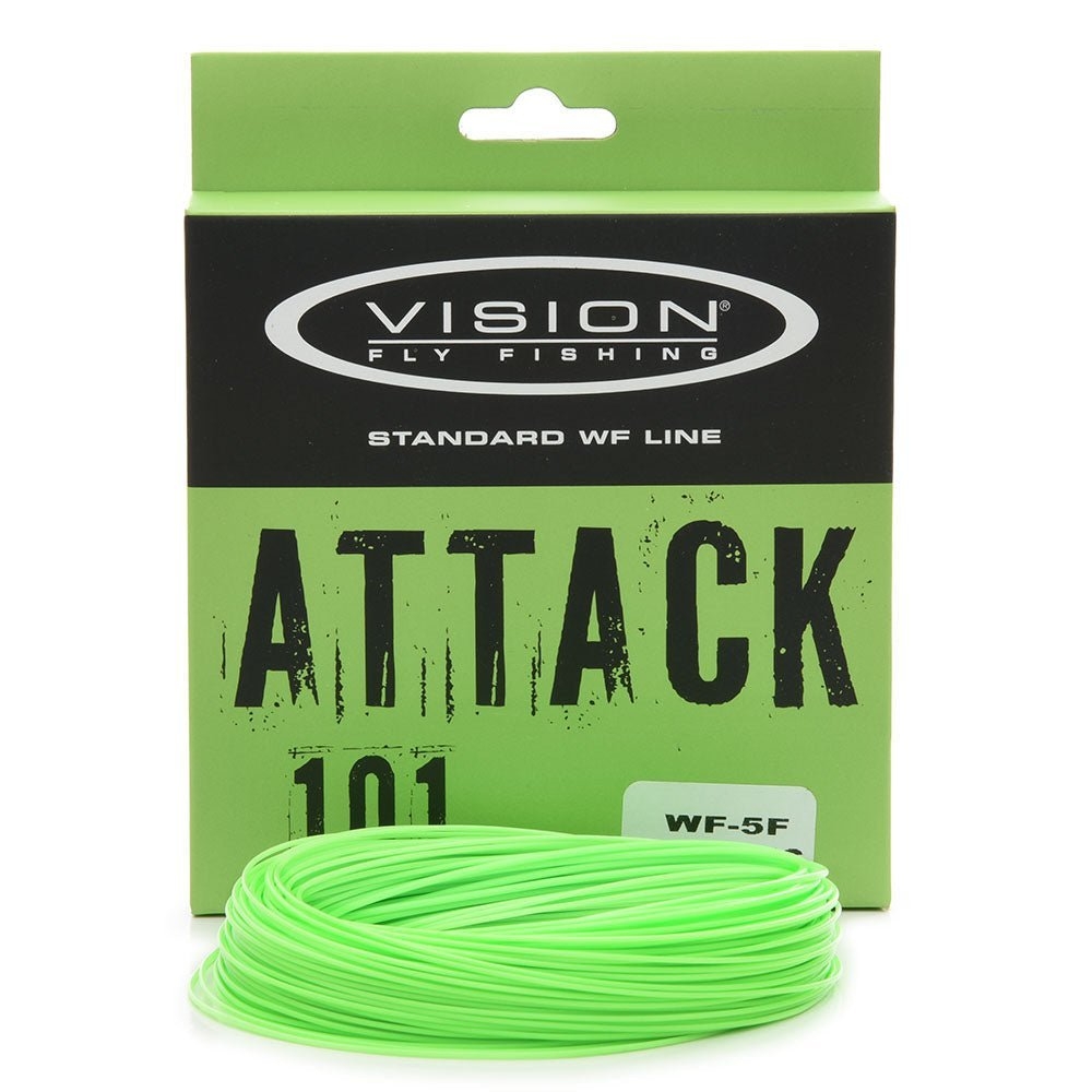 Vision Attack Fly Line Green WF9F