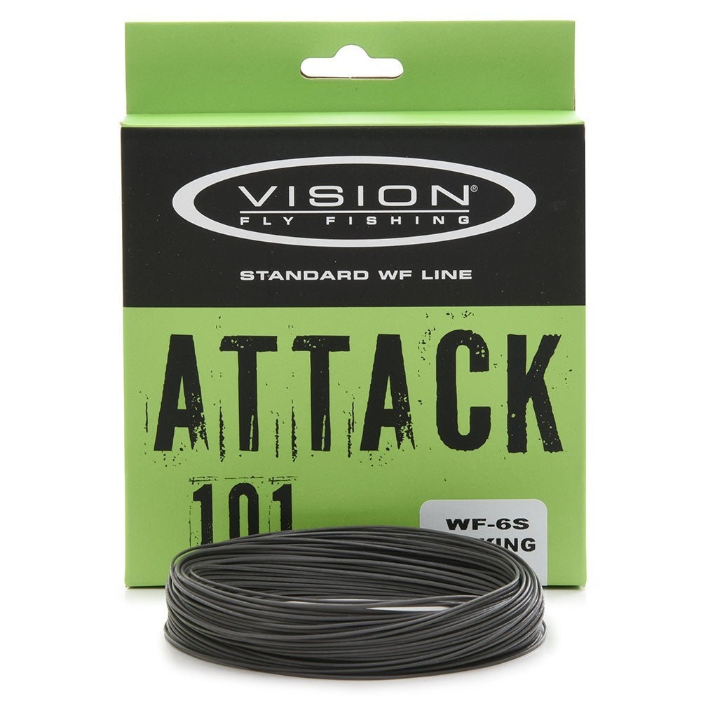Vision Attack Sink 3 Fly Line Dark Brown WF9S
