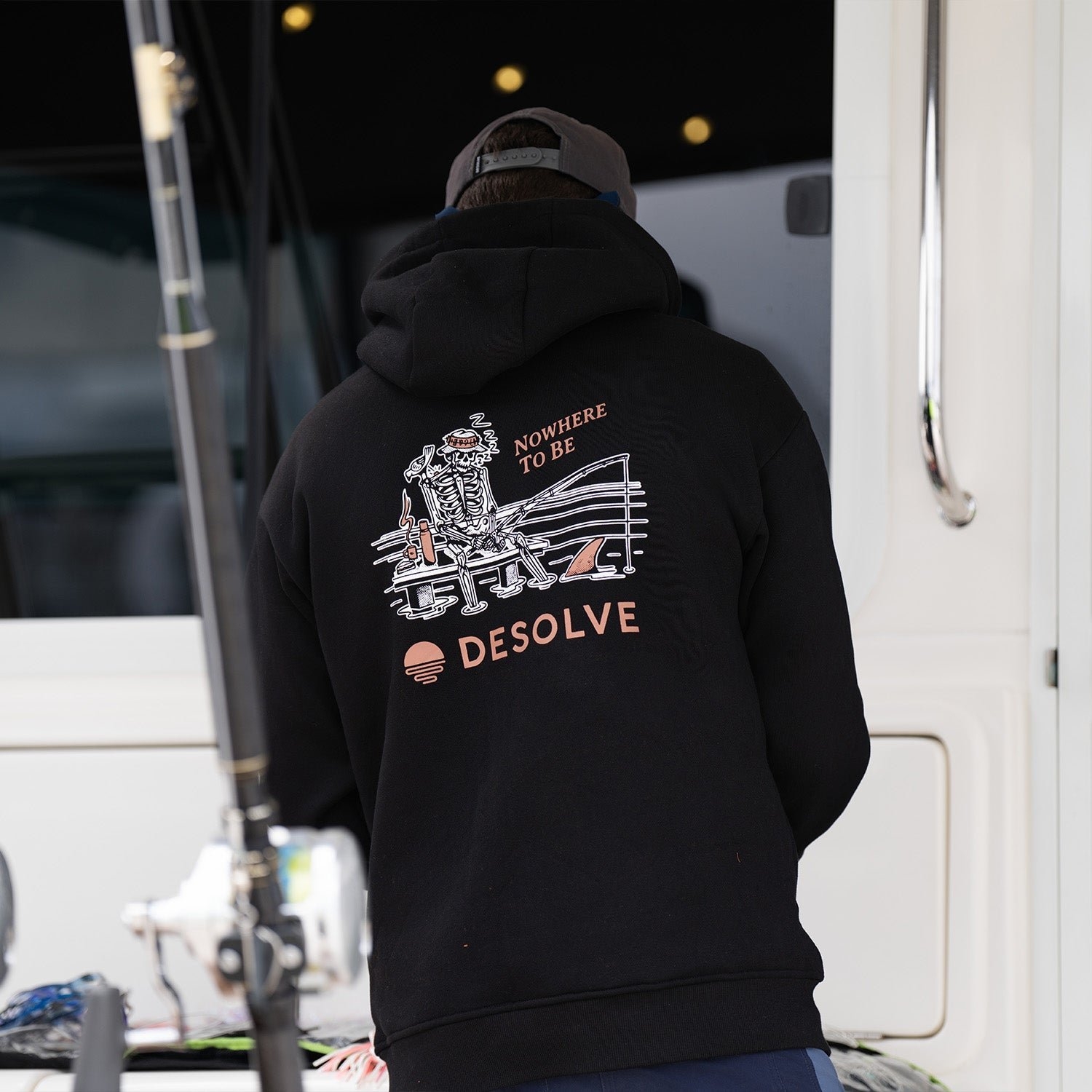 Desolve Nowhere To Be Mens Hoodie