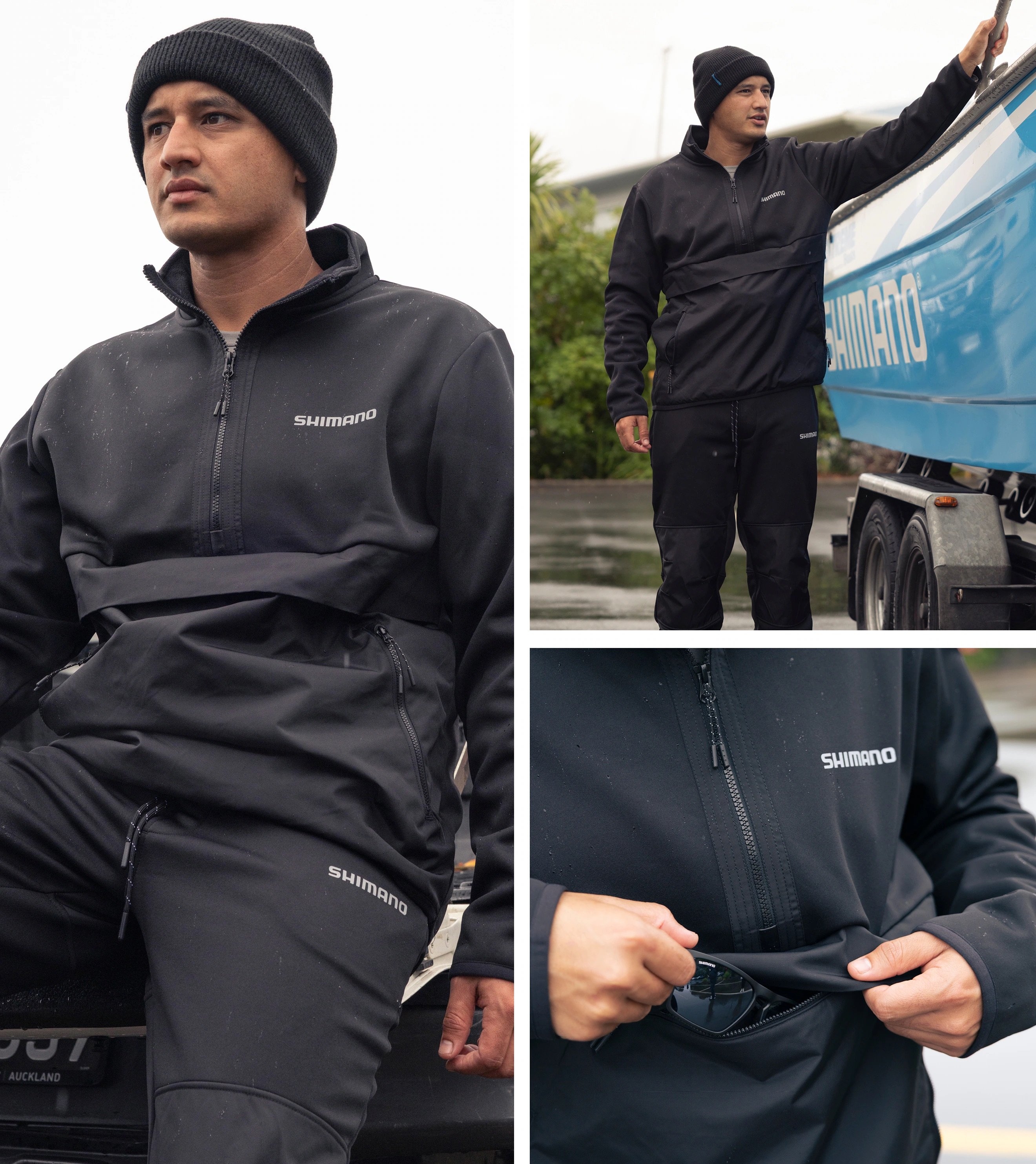 Shimano Limitless 1/4 Zip Mens Fleece Pullover 
